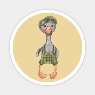 Cute little funny goose Magnet